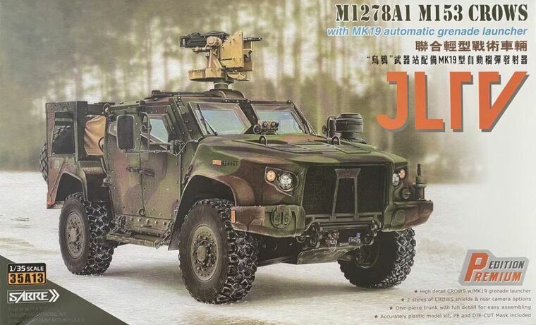 JLTV M1278A1 M153 CROWS with MK19 automatic grenade launcher Premium Edition