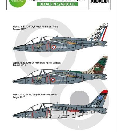 1/48 Alpha Jet E Belgian AF and Armeé de l'Air Part 1