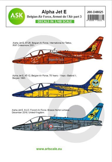 1/48 Alpha Jet E Belgian Air Force and Armeé de l'Air part 3