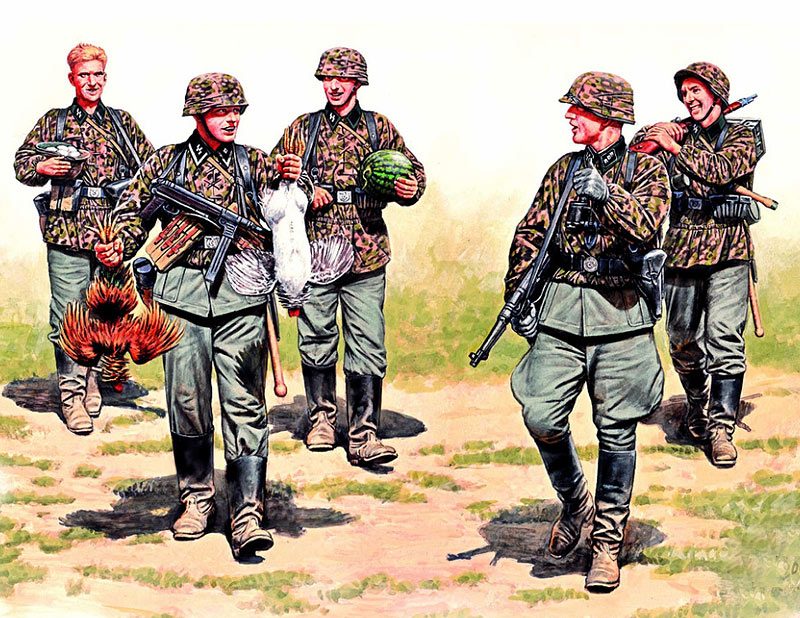 German Elite Infantry Eastern Front, WW II era