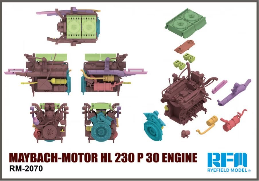 MAYBACH-Motor HL 230 P 30 Engine