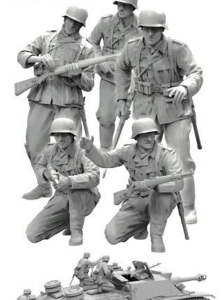 WWII German Tank Desant Troops