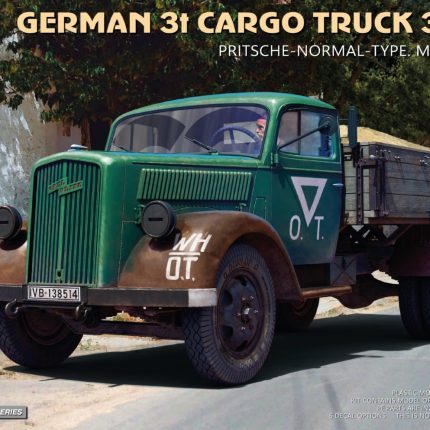 German 3t Cargo Truck 3,6-36S. Pritsche-Normal-Type Military Service