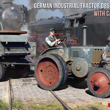 German Industrial Tractor D8511 Mod. 1936 with Cargo Trailer