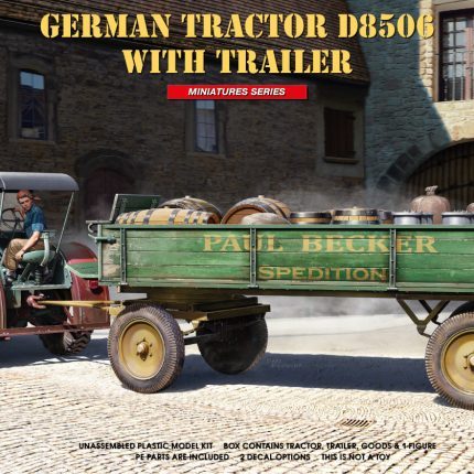 German Tractor D8506 with trailer