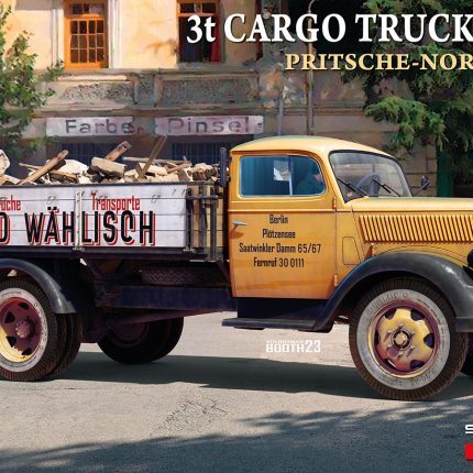 German 3t Cargo Truck 3,6-36S. Pritsche-Normal-Type