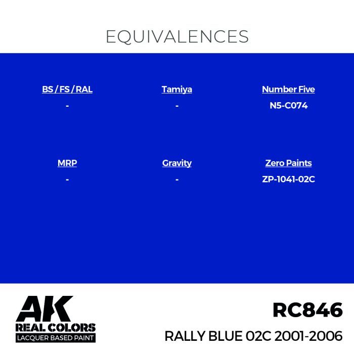 Rally Blue 02C 2001-2006 17ml.