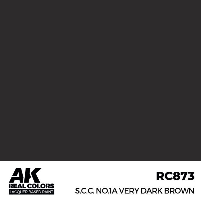 S.C.C. No.1A Very Dark Brown 17 ml.