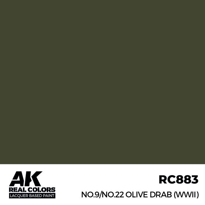 No.9/No.22 Olive Drab (WWII) 17 ml.