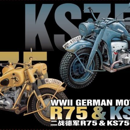 WWII German Motorcycle R75 & KS750 2 in 2