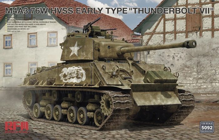 M4A3 76W HVSS Early Type "Thunderbolt VII"