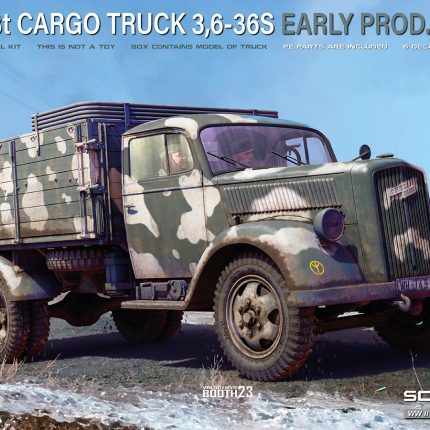 German 3t Cargo Truck 3,6-36S Early Prod. PmQ-Type